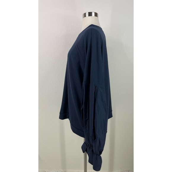 Eloquii Flounce Sleeve Sweatshirt - Picture 3 of 11